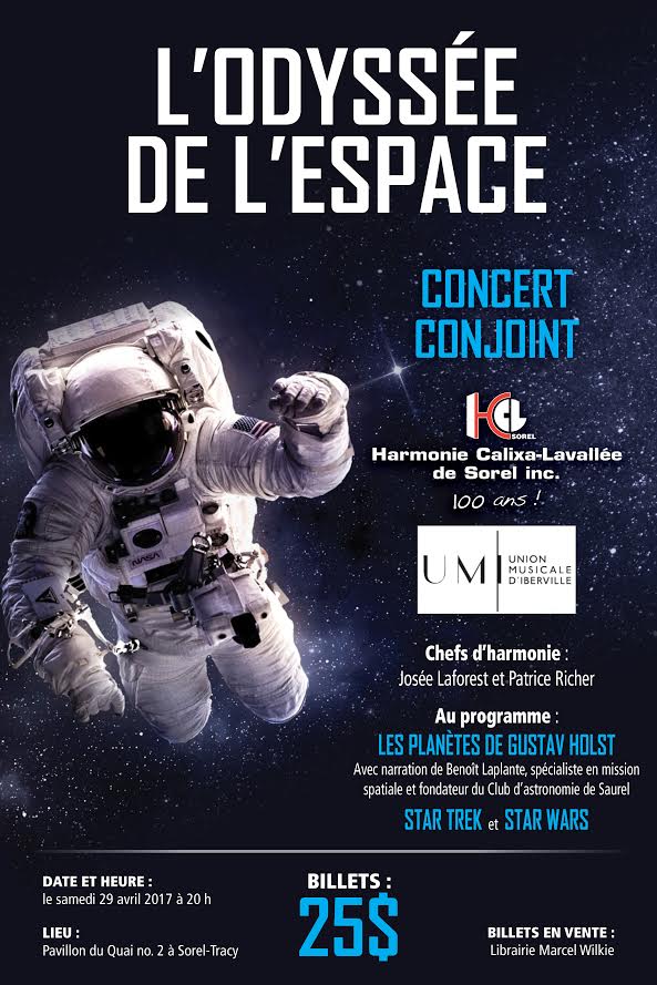 Concert odyssée de l'espace Concert Odyssée espace